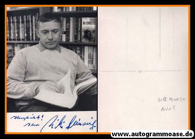 Autogramm Literatur | Willi HEINRICH | 1970er (Portrait SW)