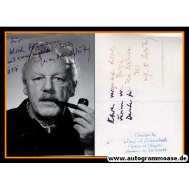 Autogramm Literatur | Heinz Oskar WUTTIG | 1970er (Portrait SW)