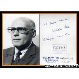 Autogramm Wissenschaft | Walther HINZ | 1970er (Portrait SW) Iranologe