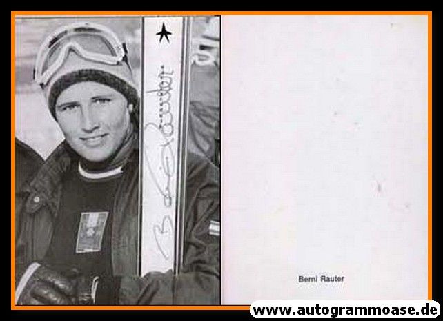 Autogramm Ski Alpin | Berni RAUTER | 1970er (Portrait SW)