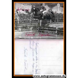 Autogramm Reiten | Sönke SÖNKSEN | 1970er (Sprungszene SW Palisaner)