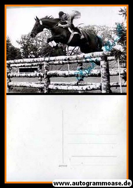 Autogramm Reiten | Hauke SCHMIDT | 1970er (Sprungszene SW)