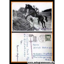 Autogramm Reiten | Bernd MESSMANN | 1970er (Sprungszene SW)