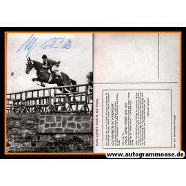 Autogramm Reiten | Hans Günter WINKLER | 1970er (Sprungszene SW Halla) OS-Gold