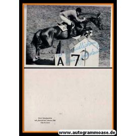 Autogramm Reiten | Alwin SCHOCKEMÖHLE | 1968 (Sprungszene Donald Rex) OS-Gold