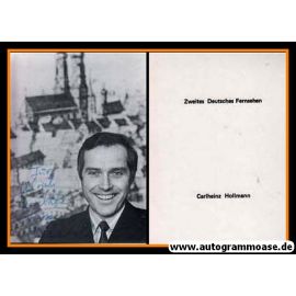 Autogramm TV | ZDF | Carlheinz HOLLMANN | 1970er (Portrait SW)