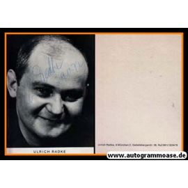 Autogramm Schauspieler | Ulrich RADKE | 1970er (Portrait SW)