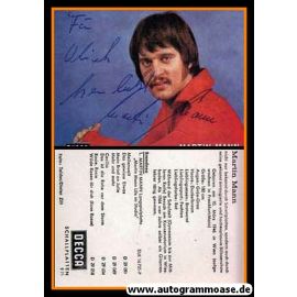 Autogramm Schlager | Martin MANN | 1971 "Heut Ist Mir Alles Egal" (Portrait Color Decca)