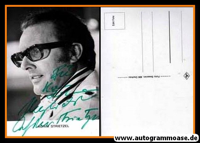 Autogramm Schauspieler | Achim STRIETZEL | 1970er (Portrait SW Sessner)