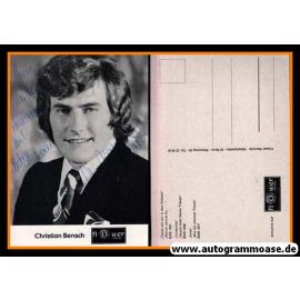 Autogramm Schlager | Christian BENSCH | 1970er (Portrait SW) Flower