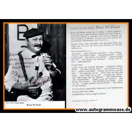 Autogramm Schauspieler | Bruno W. PANTEL | 1970er (Portrait SW Graphima)