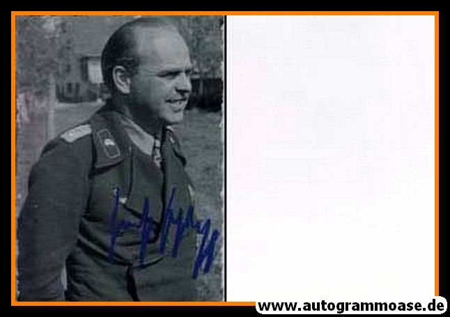 Autogramm Militär | Ernst PHILIPP | 1950er Foto (Portrait SW) Generalmajor