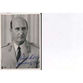 Autogramm Militär | Günther REISCHLE | 1960er (Portrait SW) Generalmajor 