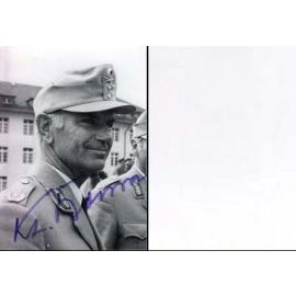 Autogramm Militär | UNBEKANNT (?) | 1950er Foto (Portrait SW)