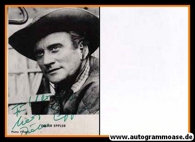 Autogramm Schauspieler | Dieter EPPLER | 1970er (Portrait SW) Filipp