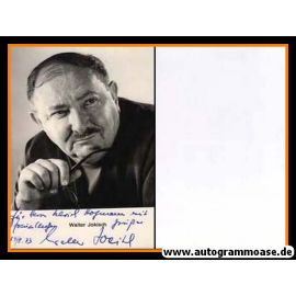 Autogramm Schauspieler | Walter JOKISCH | 1970er (Portrait SW)