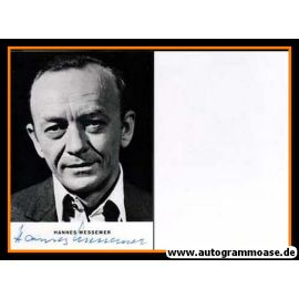 Autogramm Schauspieler | Hannes MESSEMER | 1970er (Portrait SW)