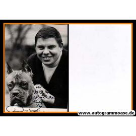 Autogramm Schauspieler | Pit KRÜGER | 1970er (Portrait SW mit Hund)