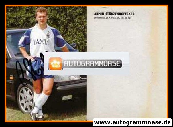Autogramm Fussball | TSV 1860 München | 1991 | Armin STÖRZENHOFECKER