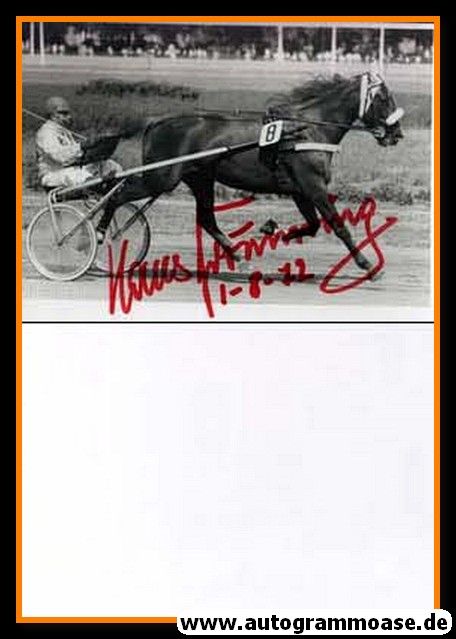Autogramm Reiten | Hans FRÖMMING | 1960er (Rennszene SW)