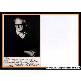 Autogramm Komponist | Mark LOTHAR | 1970er (Portrait SW)