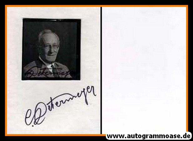 Autogramm Kunst | Carl DETERMEYER | 1970er (Portrait SW)