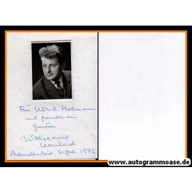 Autograph Wissenschaft | Wolfgang LEONHARD | 1970er (Historiker)