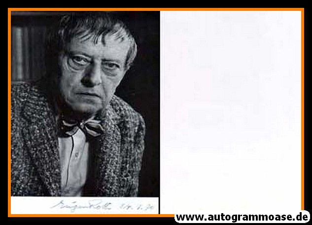 Autogramm Literatur | Eugen ROTH | 1970er (Portrait SW)