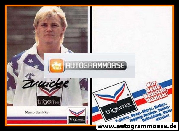 Autogramm Fussball | Hertha BSC Berlin | 1990 | Marco ZERNICKE