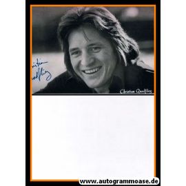 Autogramm Schauspieler | Christian QUADFLIEG | 1970er Foto (Portrait SW)