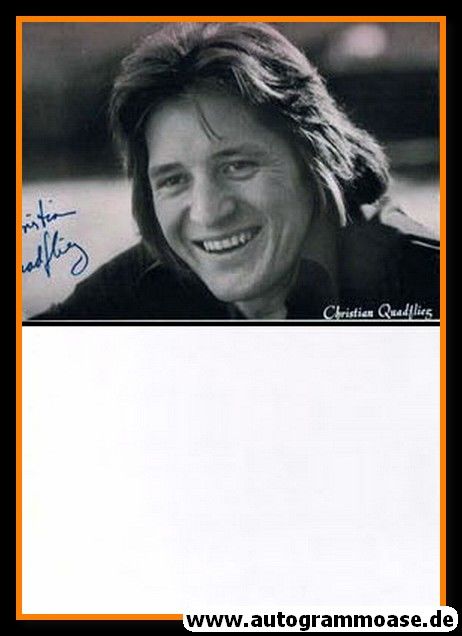 Autogramm Schauspieler | Christian QUADFLIEG | 1970er Foto (Portrait SW)