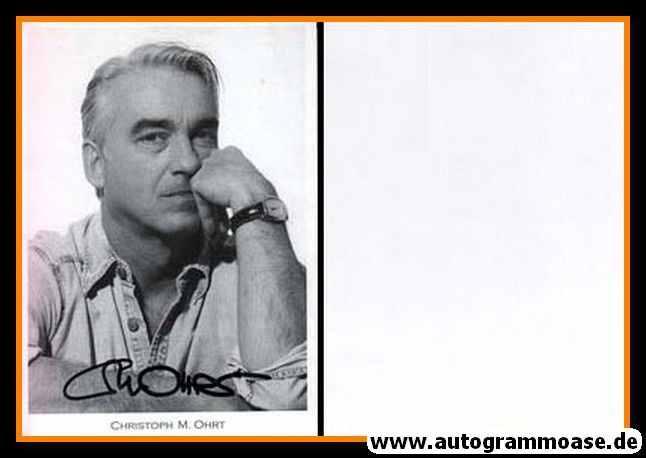 Autogramm Schauspieler | Christoph M. ORTH | 2000er (Portrait SW)