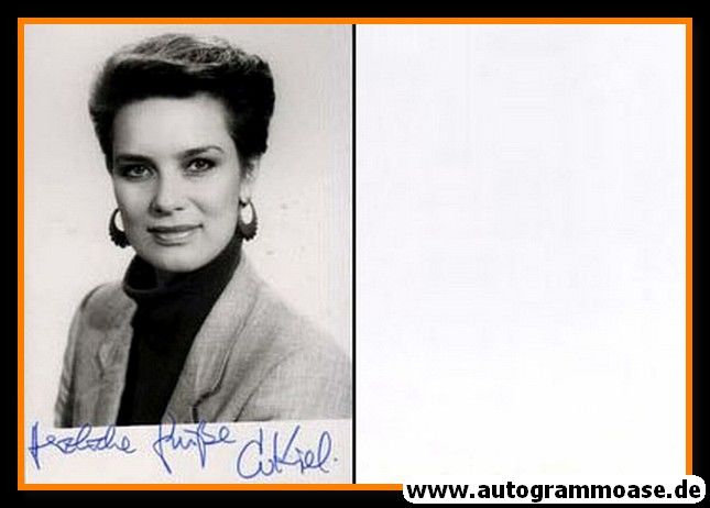 Autogramm TV | ARD | Corry VON KIEL | 1980er Foto (Portrait SW)