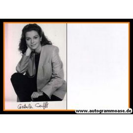 Autogramm TV | ZDF | Cordula SENFFT | 1980er Foto (Portrait SW)
