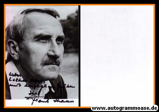 Autogramm Schauspieler | Frank STAAN (?) | 1980er Foto (Portrait SW)