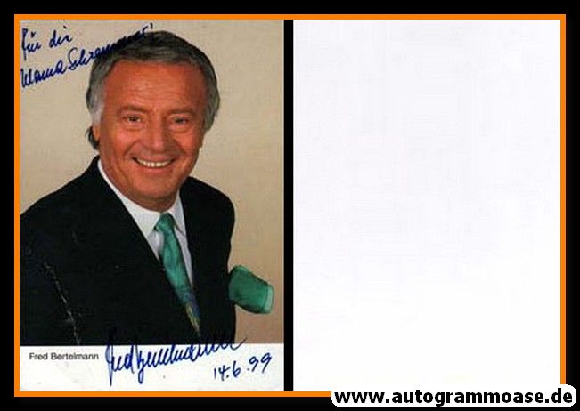 Autogramm Schlager | Fred BERTELMANN | 1990er (Portrait Color) 1