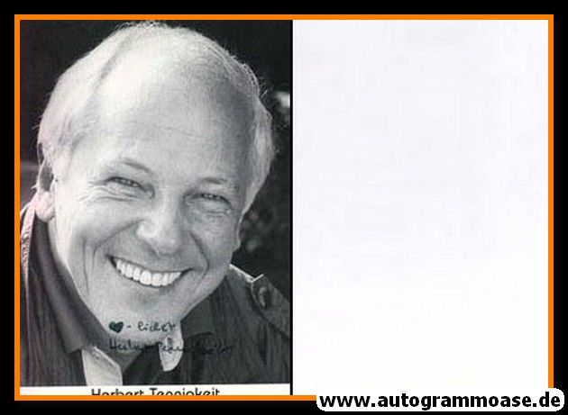 Autogramm Schauspieler | Herbert TENNIGKEIT | 1990er (Portrait SW) 1