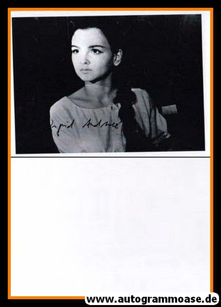 Autogramm Schauspieler | Ingrid ANDREE | 1950er Foto (Portrait SW)