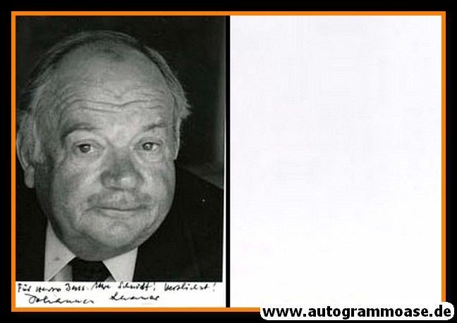 Autogramm Schauspieler | Johannes SCHAUER | 1980er Foto (Portrait SW)