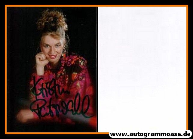Autogramm Sprint | Kristin PATZWAHL | 1990er Foto (Portrait Color)