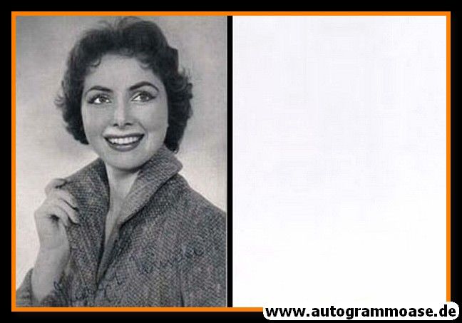 Autogramm Model / Schauspieler | Margit NÜNKE | 1950er (Portrait SW) Miss Germany