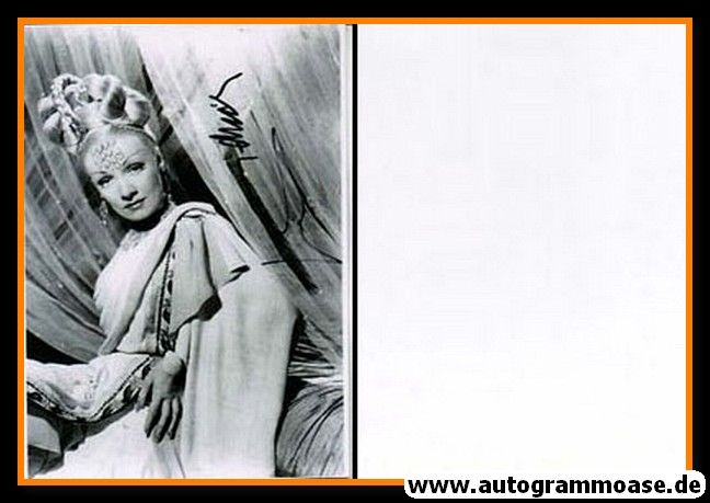Autogramm Film | Marlene DIETRICH | 1932 Foto Druck "Blonde Venus"