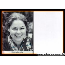 Autogramm Schauspieler | Regina LEMNITZ | 1990er (Portrait SW)