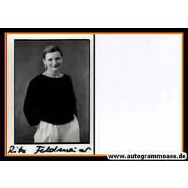Autogramm Schauspieler | Rita FELDMEIER | 1990er (Portrait SW)