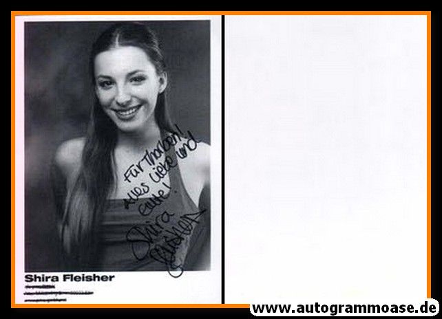 Autogramm Schauspieler | Shira FLEISHER | 2000er (Portrait SW) pmc