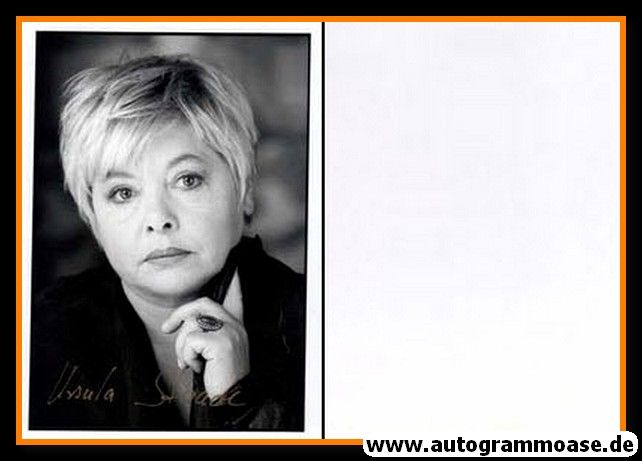 Autogramm Schauspieler | Ursula STAADE | 1990er Foto (Portrait SW) 