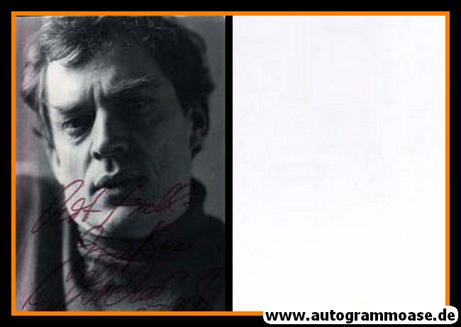Autogramm Schauspieler | Wilhelm MANSKE | 1990er (Portrait SW) 