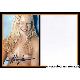 Autogramm Schwimmen | Anke SCHOLZ | 2000er Foto (Portrait Color sexy)