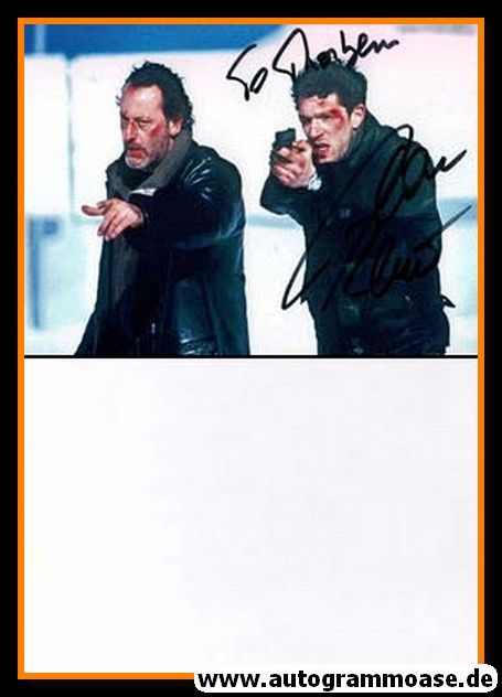 Autogramm Film (Frankreich) | Jean RENO | 2000 Foto "The Crimson Rivers"