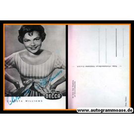 Autogramm Schlager | Christa WILLIAMS | 1950er (Portrait SW) Decca